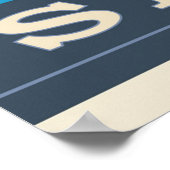 シドニーオーストラリアヴィンテージ旅行 ポスター (角)