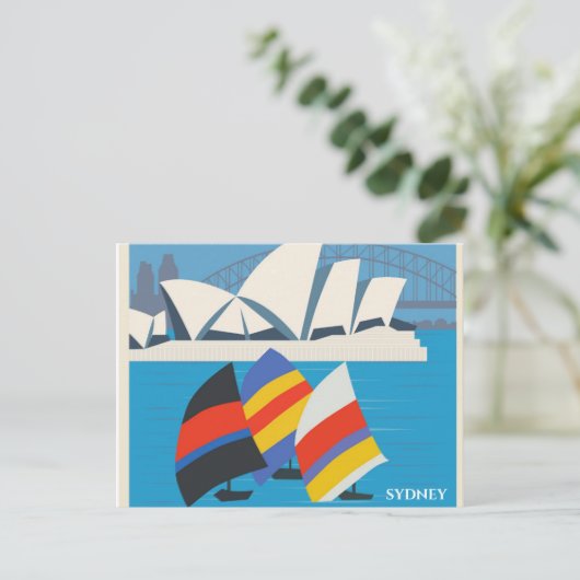 シドニーオーストラリアヴィンテージ旅行 ポストカード (スタンド正面)