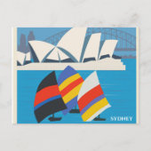 シドニーオーストラリアヴィンテージ旅行 ポストカード (正面)