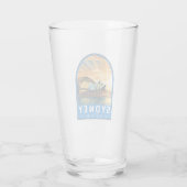 シドニーオーストラリア旅行アートヴィンテージ タンブラーグラス (裏面)