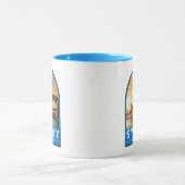 シドニーオーストラリア旅行アートヴィンテージ マグカップ (中央)