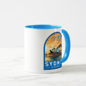シドニーオーストラリア旅行アートヴィンテージ マグカップ (正面右)