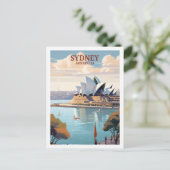 シドニーオーストラリア有名ヴィンテージトラベルプレイス ポストカード (スタンド正面)