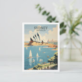 シドニーオーストラリア有名ヴィンテージトラベルプレイス ポストカード (スタンド正面)