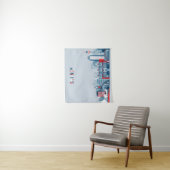 シドニーオーストラリア都市スカイライン タペストリー (インサイチュ)