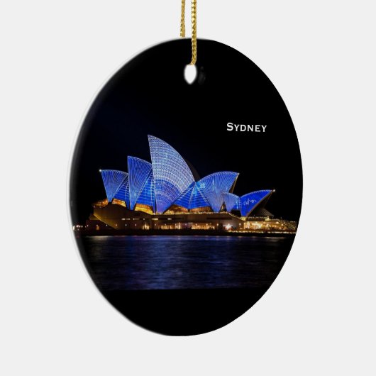 シドニーオーストラリア風光明媚なクリスマスオーナメント セラミックオーナメント (右)