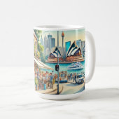 シドニーカフェオーストラリア コーヒーマグカップ (正面右)