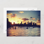 シドニーサンセットポストカード ポストカード (正面/裏面)