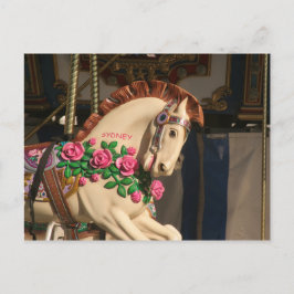 シドニーザ回転木馬ホース ポストカード