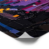 シドニースカイラインのポスター – 鮮やかオーストラリアのウォールアート ポスター (角)