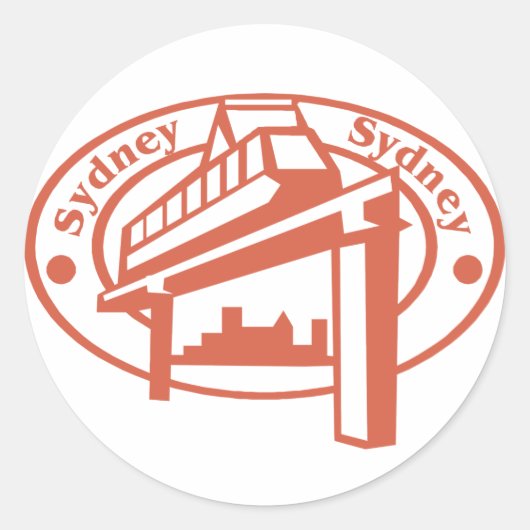 シドニースタンプ ラウンドシール (正面)