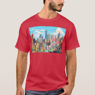 シドニースペクタクル アニメスカイラインデザイン ヴィンテージ Tシャツ