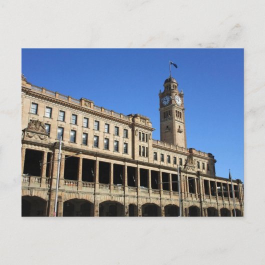 シドニーセントラルレイルウェイステーション建物はがき ポストカード (正面)