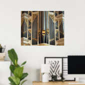 シドニータウンホールオルガンポスター ポスター (ホームオフィス)