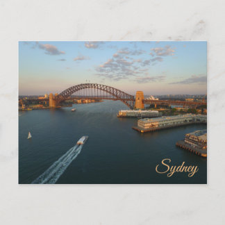 シドニーハガキ – Aerial Photo of Sydney Harbor ポストカード