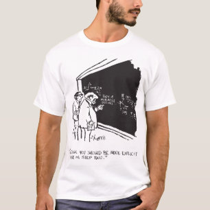 シドニーハリスの奇跡明確な科学の数学の実験室Hu Tシャツ