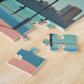 シドニーハーバーオーストラリアヴィンテージトラベル ジグソーパズル (側面)