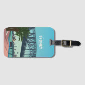 シドニーハーバーオーストラリアヴィンテージトラベル ラゲッジタグ (正面横)