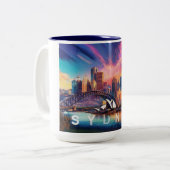 シドニーハーバーシティ ツートーンマグカップ (正面左)