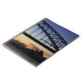 シドニーハーバーブリッジアンドシドニーオペラハウスアット2 ノートブック (左側)