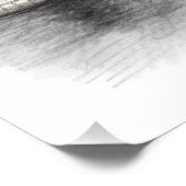 シドニーハーバーブリッジスケッチ フォトプリント            (角)