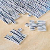 シドニーハーバーブリッジブルースカイとヨット ジグソーパズル (側面)