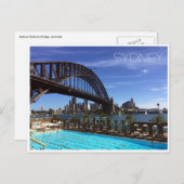 シドニーハーバーブリッジプール ポストカード (正面/裏面)