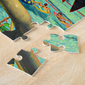 シドニーハーバーブリッジ写真 ジグソーパズル (側面)