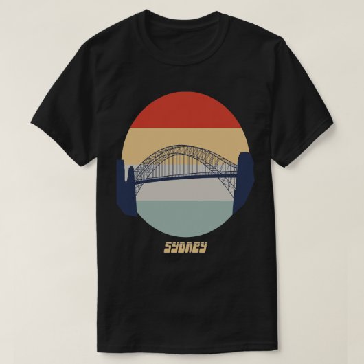シドニーハーバーブリッジ2 Tシャツ (デザイン正面)