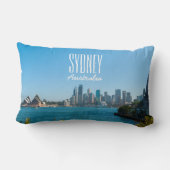シドニーハーバーブリッジ&オペラハウススカイライン ランバークッション (裏面)