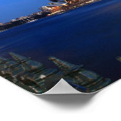 シドニーハーバーブリッジ、シドニーオペラハウス&ホテル ポスター (角)