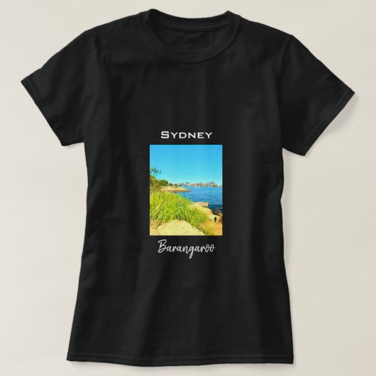 シドニーバランガロ風光明媚な旅行 Tシャツ (デザイン正面)