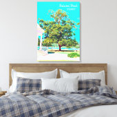 シドニーバルモラルビーチホワイトロタンダ キャンバスプリント (インサイチュ (寝室))