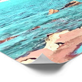 シドニーバルモラルビーチレトロバザースパビリオン ポスター (角)