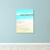 シドニーバルモラルビーチ自然風景 キャンバスプリント (インサイチュ (ウッドフロア))