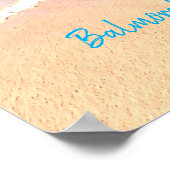 シドニーバルモラルビーチ自然風景 ポスター (角)