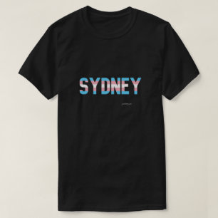 シドニープライドトランスジェンダー国旗 Tシャツ