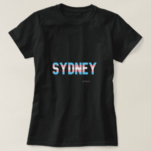 シドニープライドトランスジェンダー国旗 Tシャツ