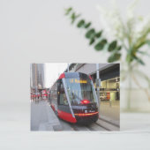 シドニーライトレールトラムatサーキュラーキー葉書 ポストカード (スタンド正面)