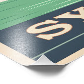 シドニーヴィンテージのポスター フォトプリント            (角)