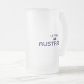 シドニー動揺してオーストラリア フロストグラスビールジョッキ (正面右)