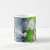 シドニー及びJennの芸術 コーヒーマグカップ (中央)