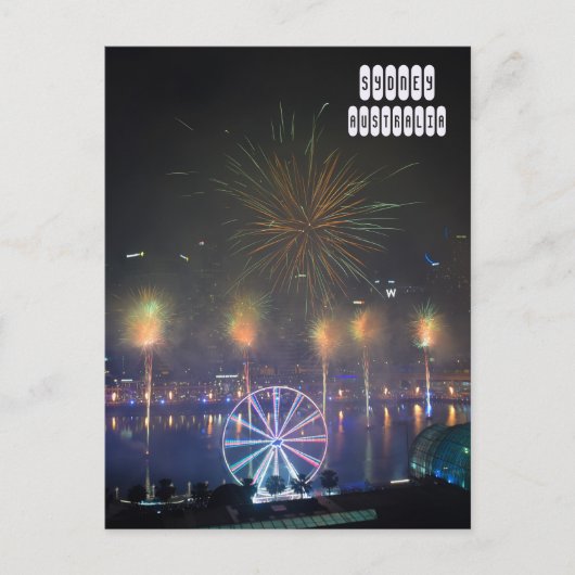 シドニー大晦日 ポストカード (正面)