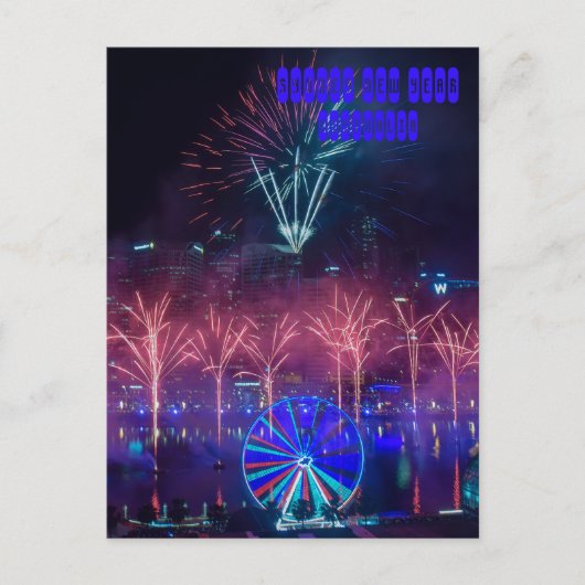 シドニー新年 ポストカード (正面)