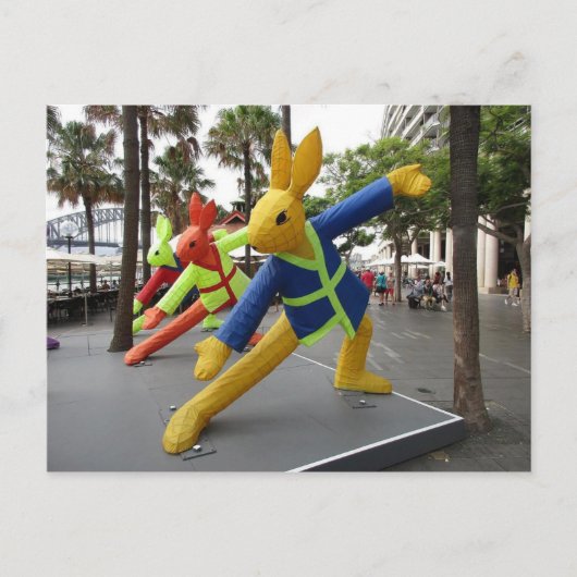 シドニー月光祭: ウサギのインフレータブル ポストカード (正面)