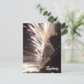 シドニー橋花火大会ホワイト シーズンポストカード (スタンド正面)