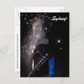 シドニー橋花火大会 シーズンポストカード (正面/裏面)