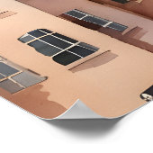 シドニー水彩画 ポスター (角)