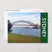 シドニー港湾グリーン ポストカード (正面/裏面)
