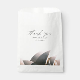 シドニー結婚式の引き出物オペラハウスサンキューフォト フェイバーバッグ